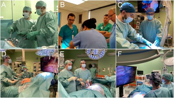 chirurgia przełyku w SPSK Nr 1 - kolaż zdjęć