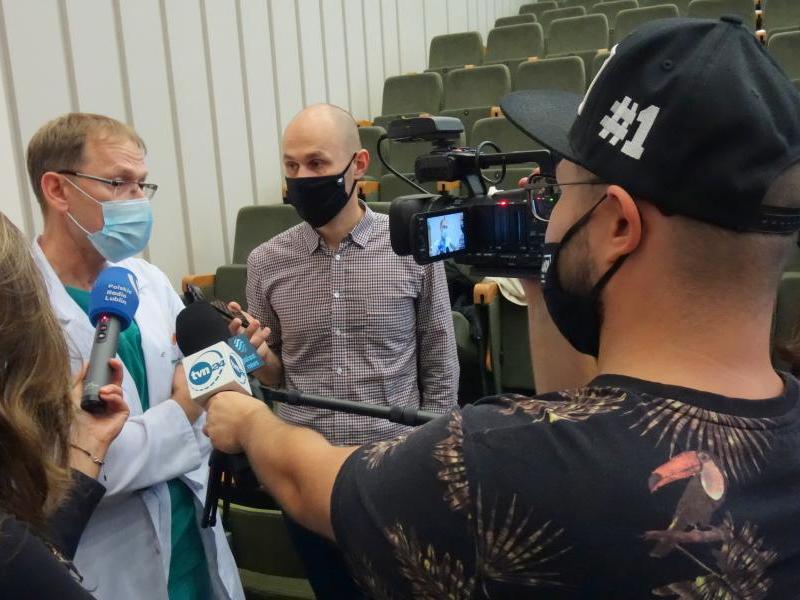 Kierownicy Klinik SPSK 1 apelują o szczepienie się  briefing prasowy 27.09.21