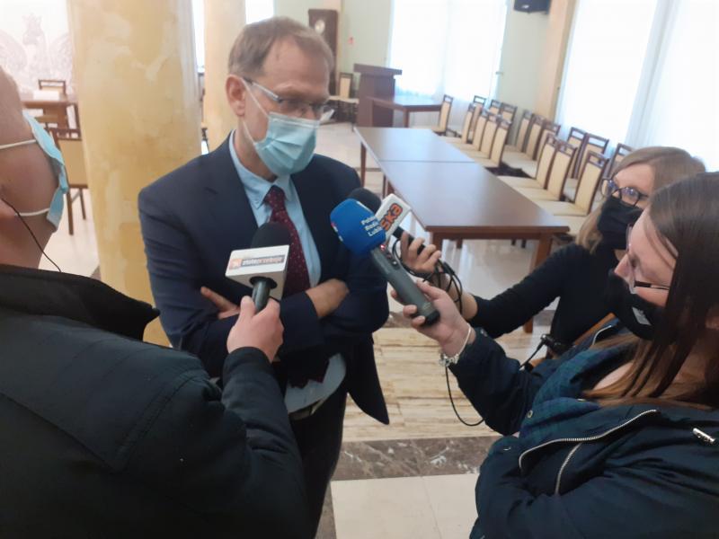 konferencja prasowa o dodatku Kuriera Lubelskiego o szczepieniach - 18.10.21