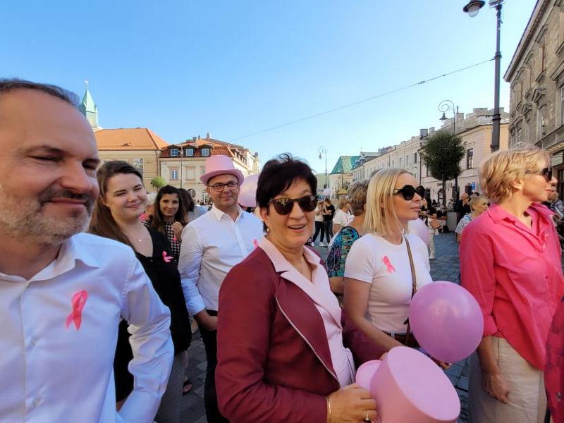 Marsz Różowej Wstążki - Lublin 29.09.23 (fot. A. Guzowska)