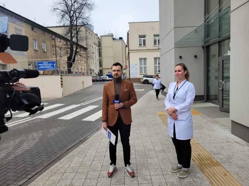 briefing prasowy w USK1 w Lublinie - ginekologia onkologiczna 29.02.2024 (fot.A.Guzowska)