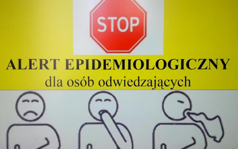 alert epidemiologiczny plakat