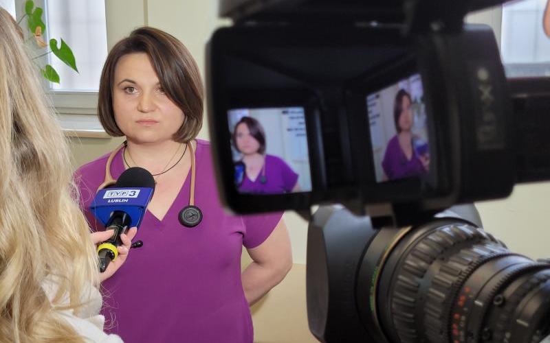 dr n.med. Justyna Kozińska z Kliniki Hematoonkologii i Transplantacji Szpiku SPSK 1
