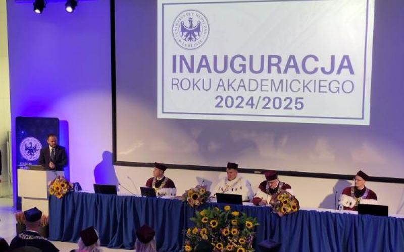 Inauguracja roku akademickiego 2024/25 w UM w Lublinie (fot. A.Guzowska)